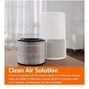 3 In-1 Filter for Amazon Basics Air Purifier B0CL993435